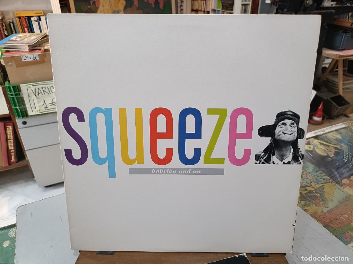 Discos de vinilo: Squeeze - Babylon And On - LP. A&M Records 1987 - Foto 1