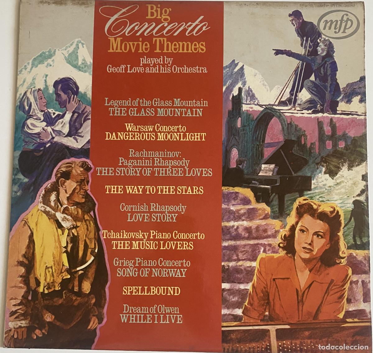 Discos de vinilo: BIG CONCERTO MOVIE THEMES - GEOFF LOVE AND HIS ORCHESTRA - 1972 - MFP - EMI - VER FOTOS
