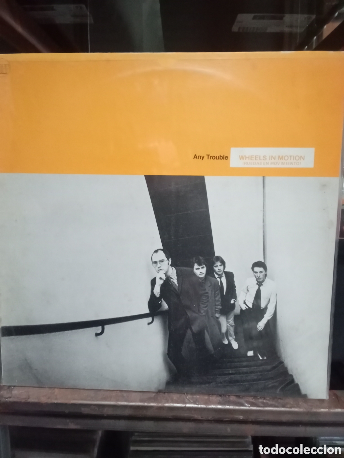 Discos de vinilo: ANY TROUBLE Original 1981 STIFF Records.Copia Spain Edipsa Records