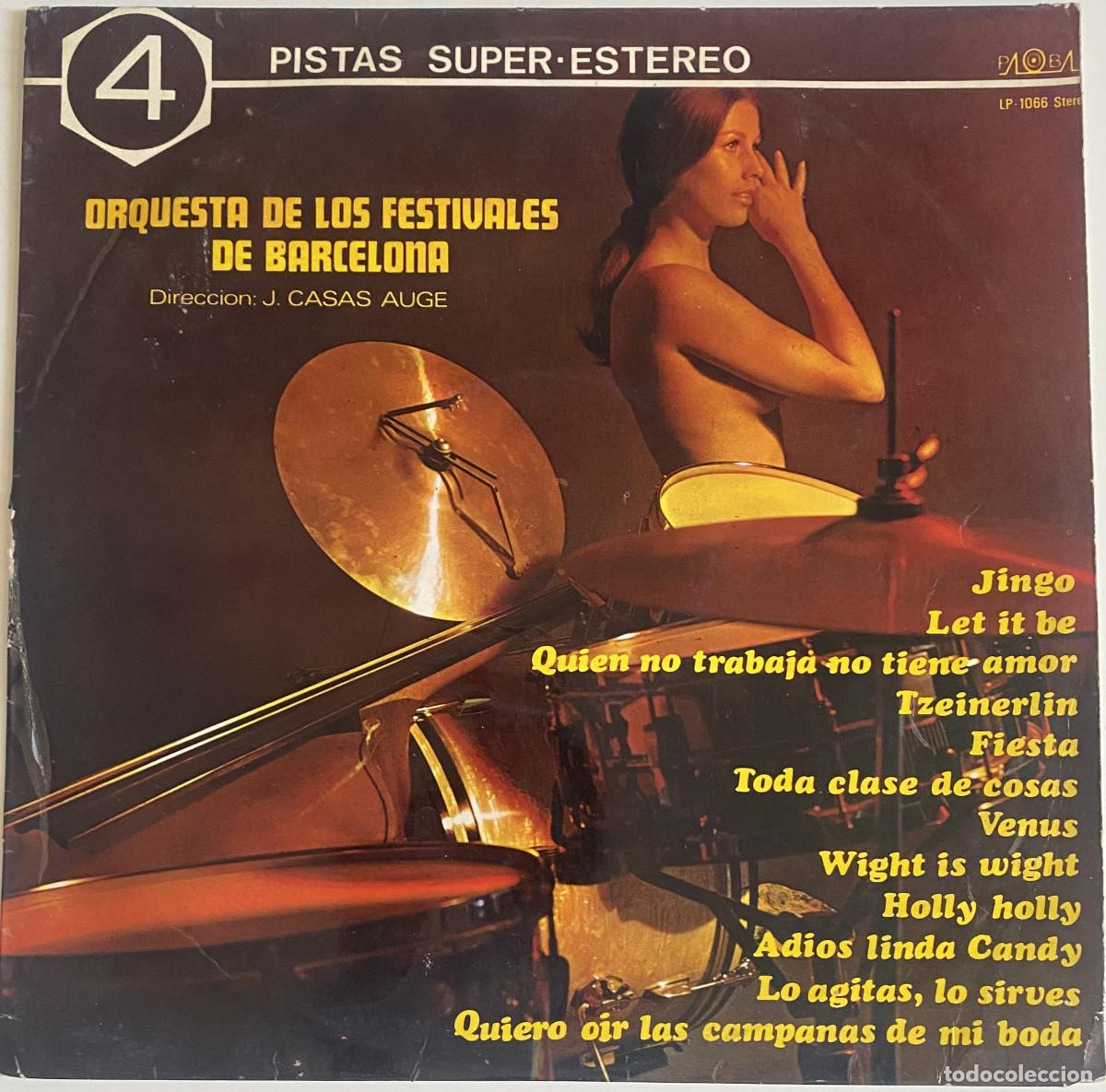 Discos de vinilo: ORQUESTA DE LOS FESTIVALES DE BARCELONA - J.CASAS AUGE - 1970 - PALOBAL - VER FOTOS