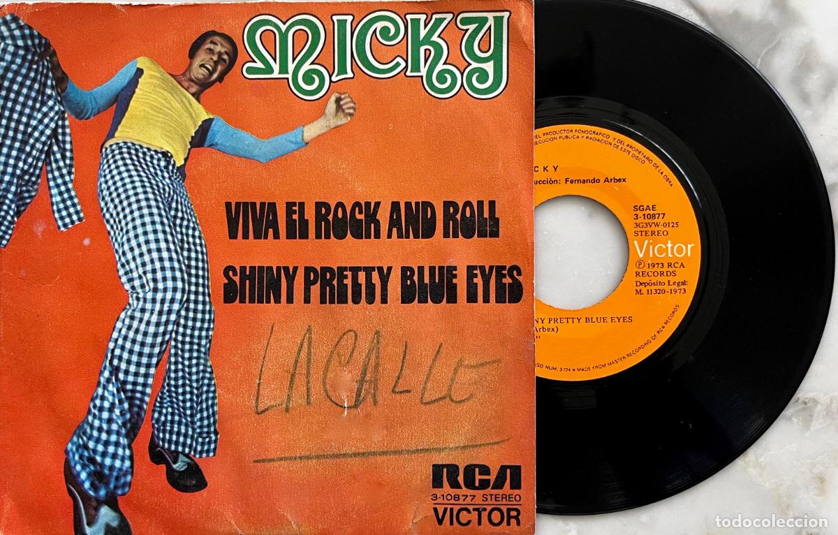 Discos de vinilo: MICKY. VIVA EL ROCK AND ROLL. SINGLE ORIGINAL ESPA&Ntilde;A 1973