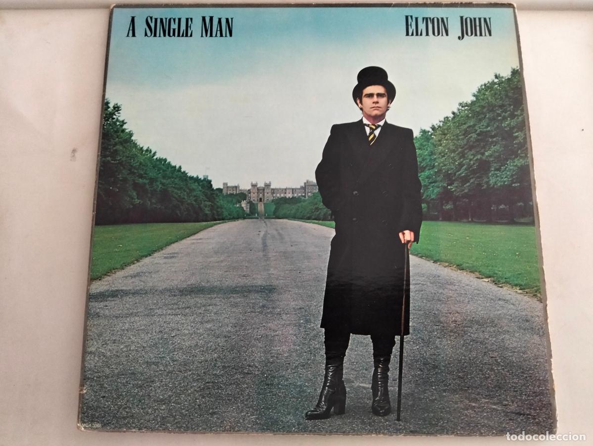 Discos de vinilo: ELTON JOHN, DISCO LP A SINGLE MAN, EDITADO MCA RECORDS, A&Ntilde;O 1978