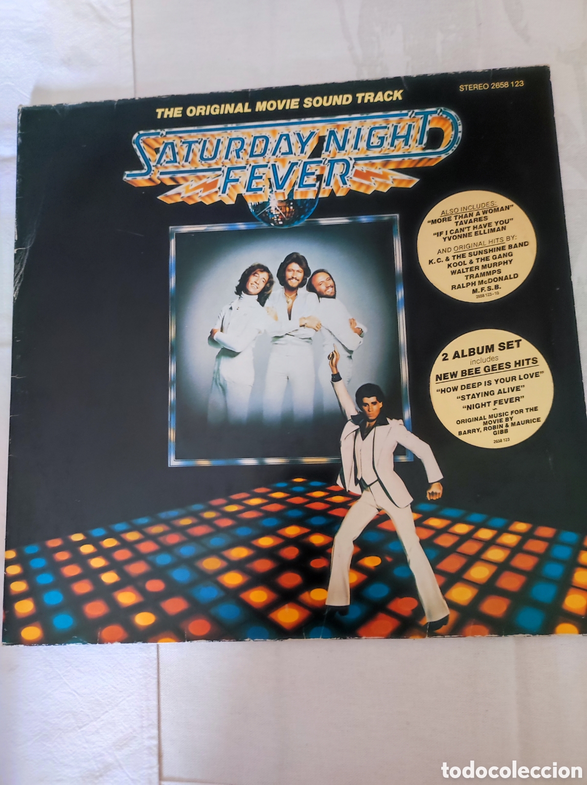 Discos de vinilo: SATURDAY NIGHT FEVER - THE ORIGINAL MOVIE SOUND TRACK