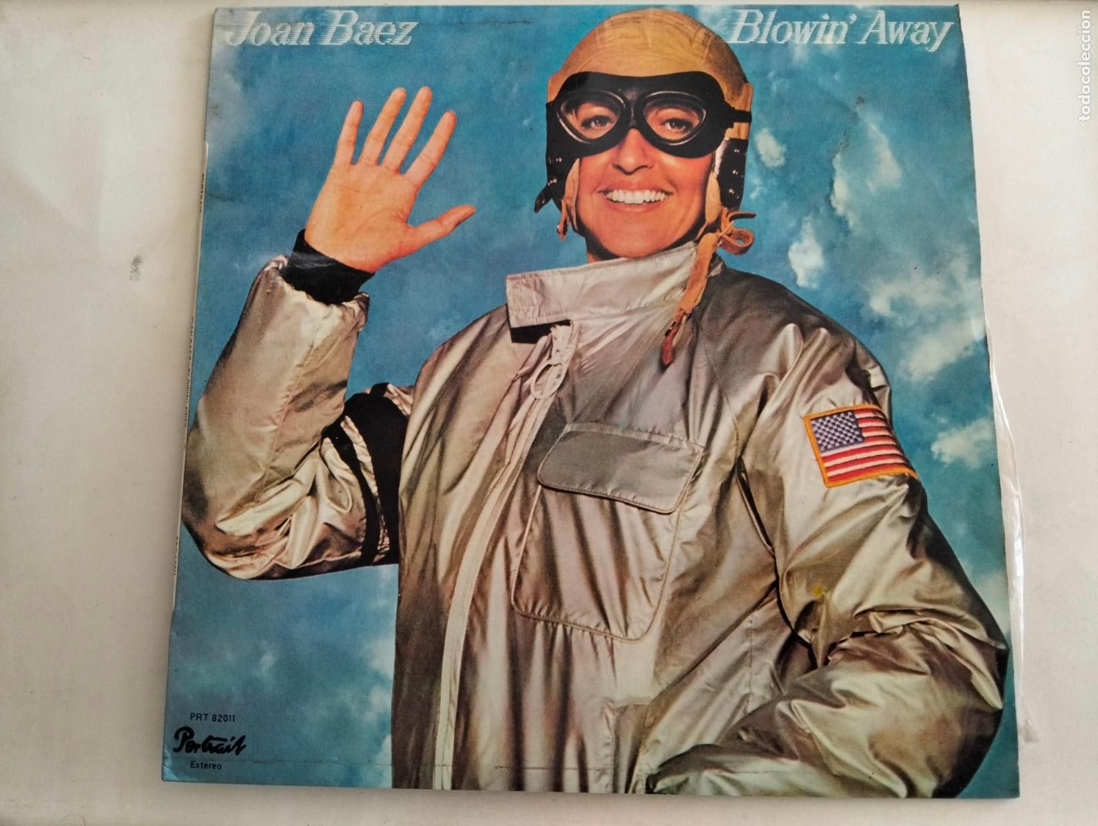 Discos de vinilo: JOAN BAEZ, DISCO LP BLOWIN AWAY, EDITADO PORTRAIN, A&Ntilde;O 1977
