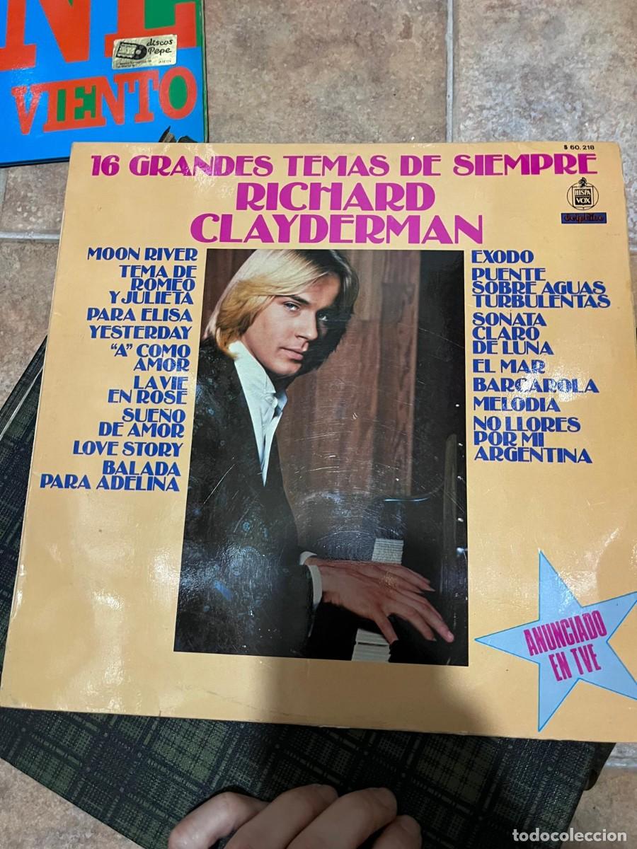 Discos de vinilo: BLAS29A VINILO 16 GRANDES TEMAS DE SIEMPRE RICHARD CLAYDERMAN