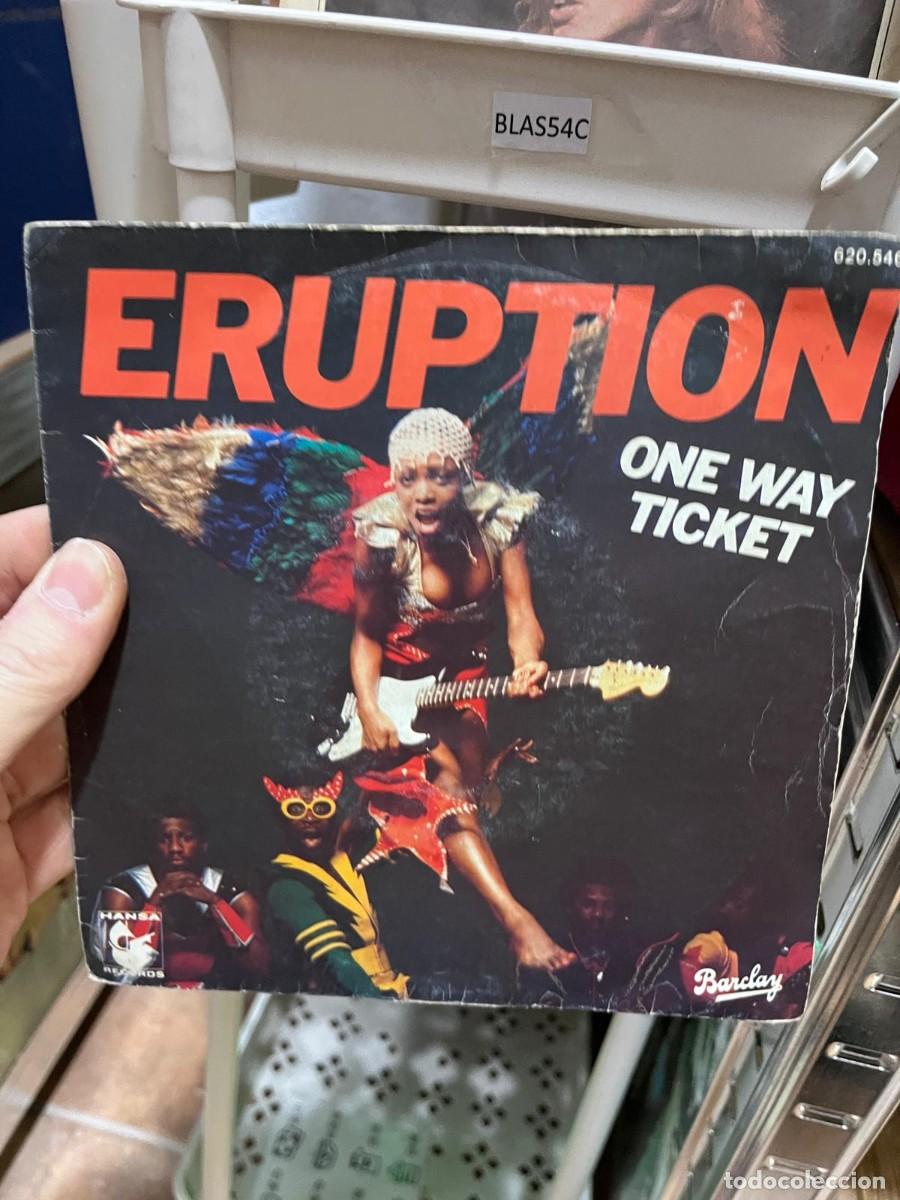 Discos de vinilo: BLAS54C Vinilo peque&ntilde;o EP ERUPTION ONE WAY TICKET