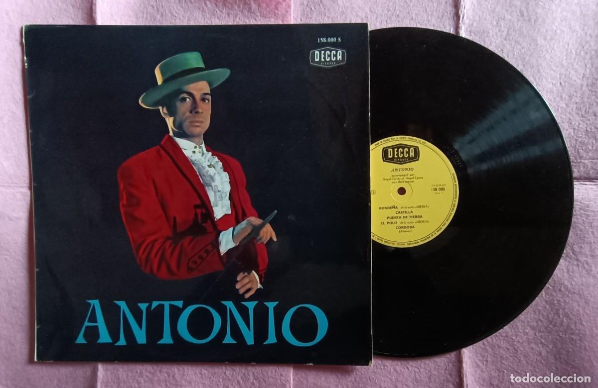 Discos de vinilo: LP ANTONIO - Musique Espagnole - Angel Curras & Angel Egana - Edicion Francia -Decca 158.000 (VG/EX)