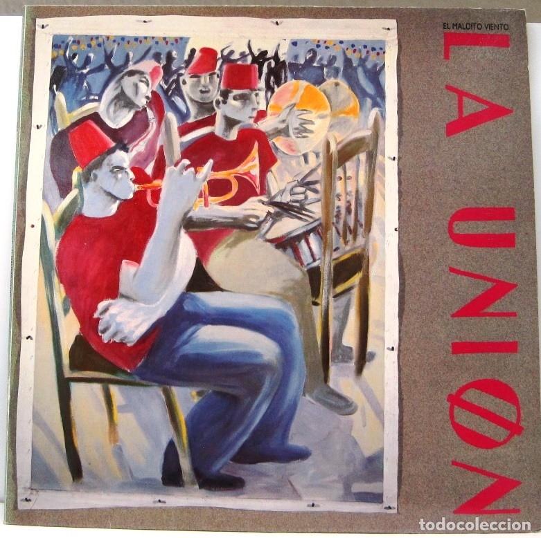Discos de vinilo: LA UNION - EL MALDITO VIENTO - ENCARTE CON LAS LETRAS - LP