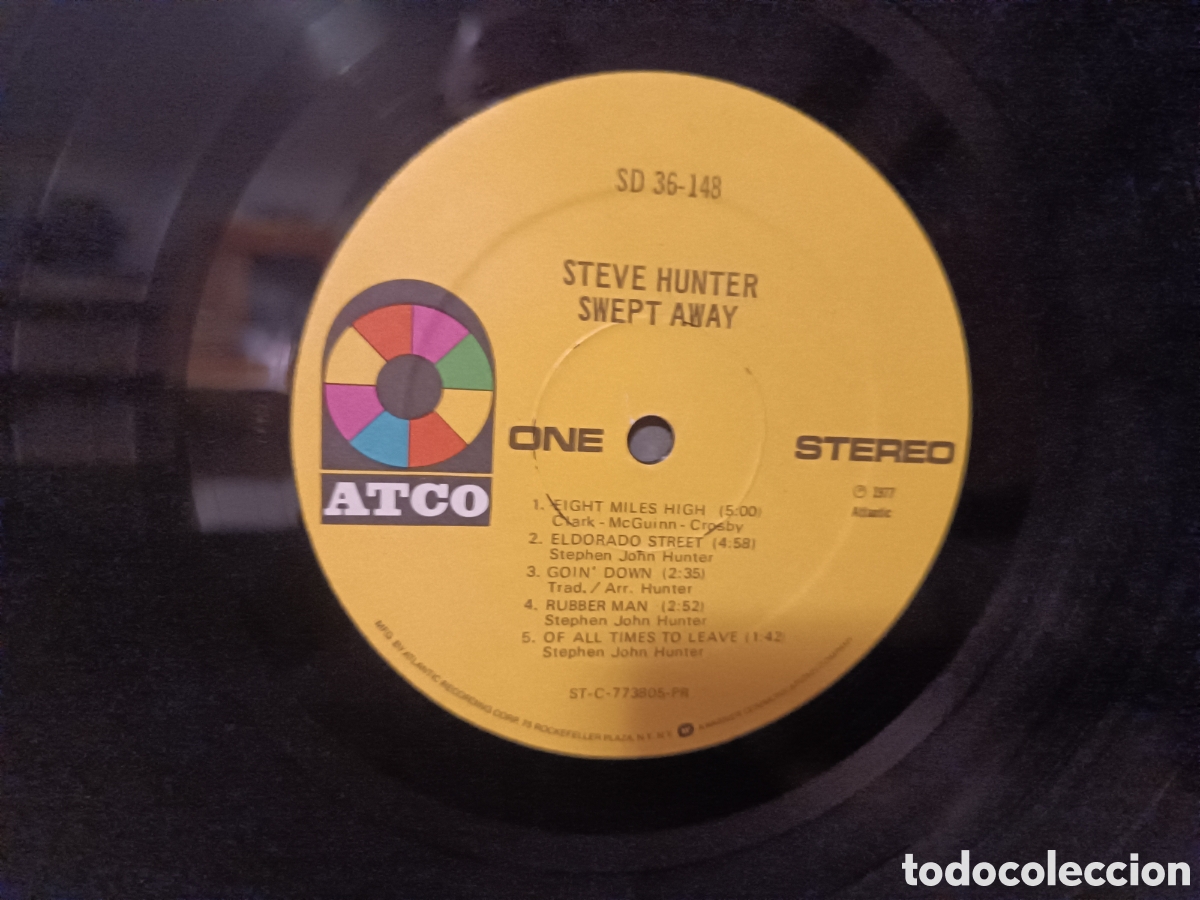 Discos de vinilo: Steve Hunter Swept Away - Foto 3