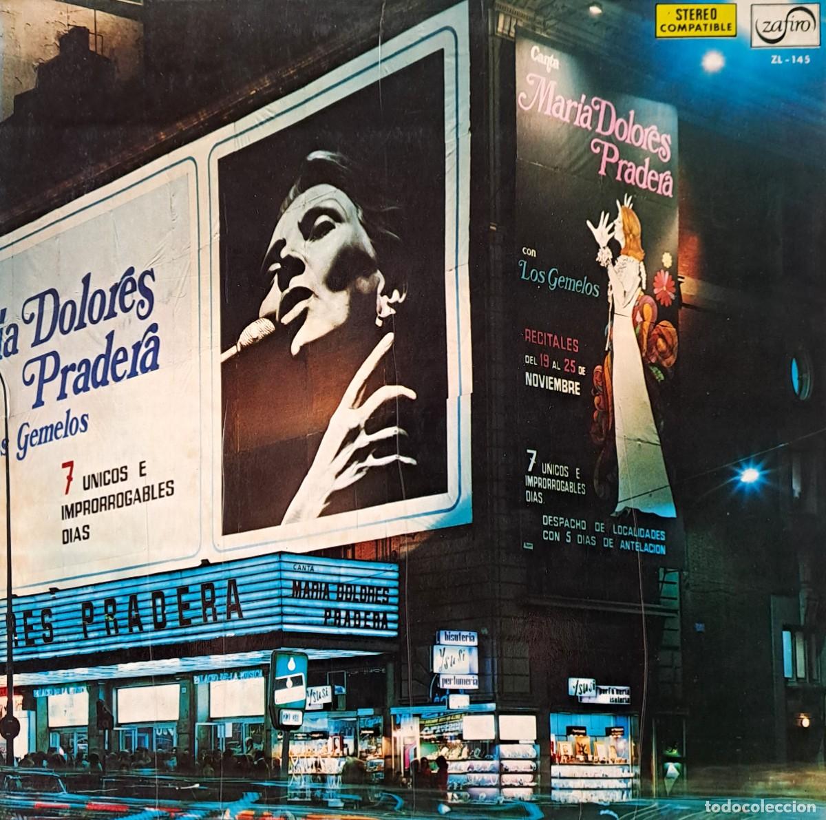 Discos de vinilo: LPs MARIA DOLORES PRADERA. POZO DE ARENA, AVE NEGRA, SOLO ROSAS..... LP-SESP-530