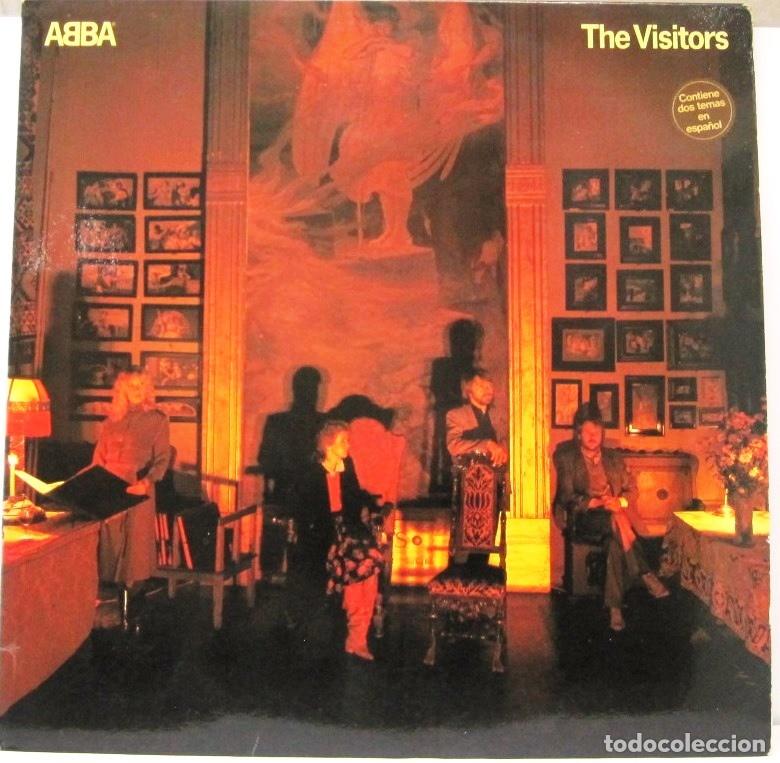 Discos de vinilo: ABBA - THE VISITORS - ENCARTE CON LAS LETRAS - LP