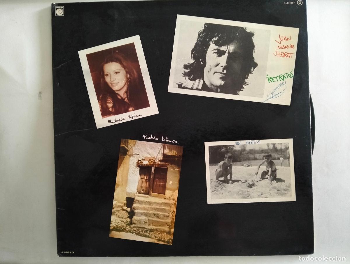 Discos de vinilo: JUAN MANUEL SERRAT , DISCO LP RETRATOS, EDITADO NOVOLA, A&Ntilde;O 1976