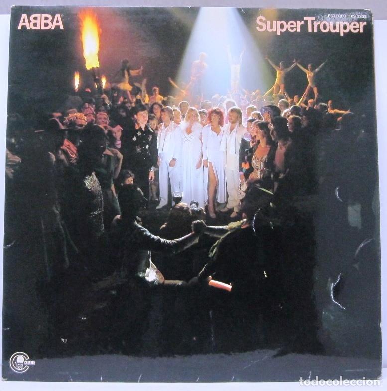 Discos de vinilo: ABBA - SUPER TROPER - ENCARTE CON LAS LETRAS - LP