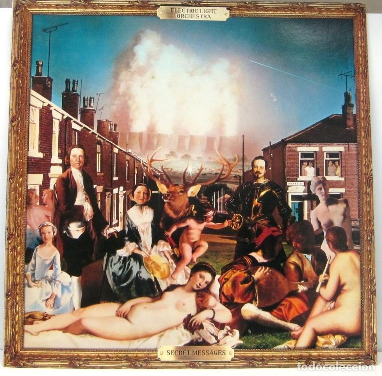 Discos de vinilo: ELECTRIC LIGHT ORCHESTRA - SECRET MESSAGES - ENCARTE CON LAS LETRAS - LP