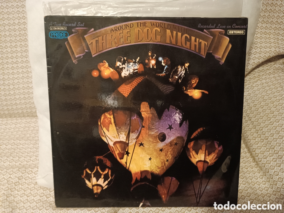 Discos de vinilo: Three Dog Night Around The World With Three Dog Night
