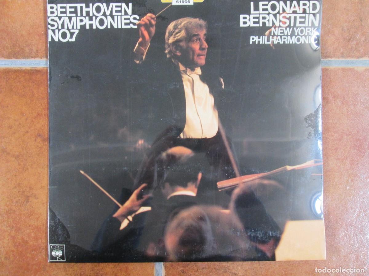 Discos de vinilo: BEETHOVEN / BERNSTEIN - Symphonies N&ordm;7. LP, Re-Ed espa&ntilde;ola 12&rdquo; 1978. PRECINTADO (MINT)