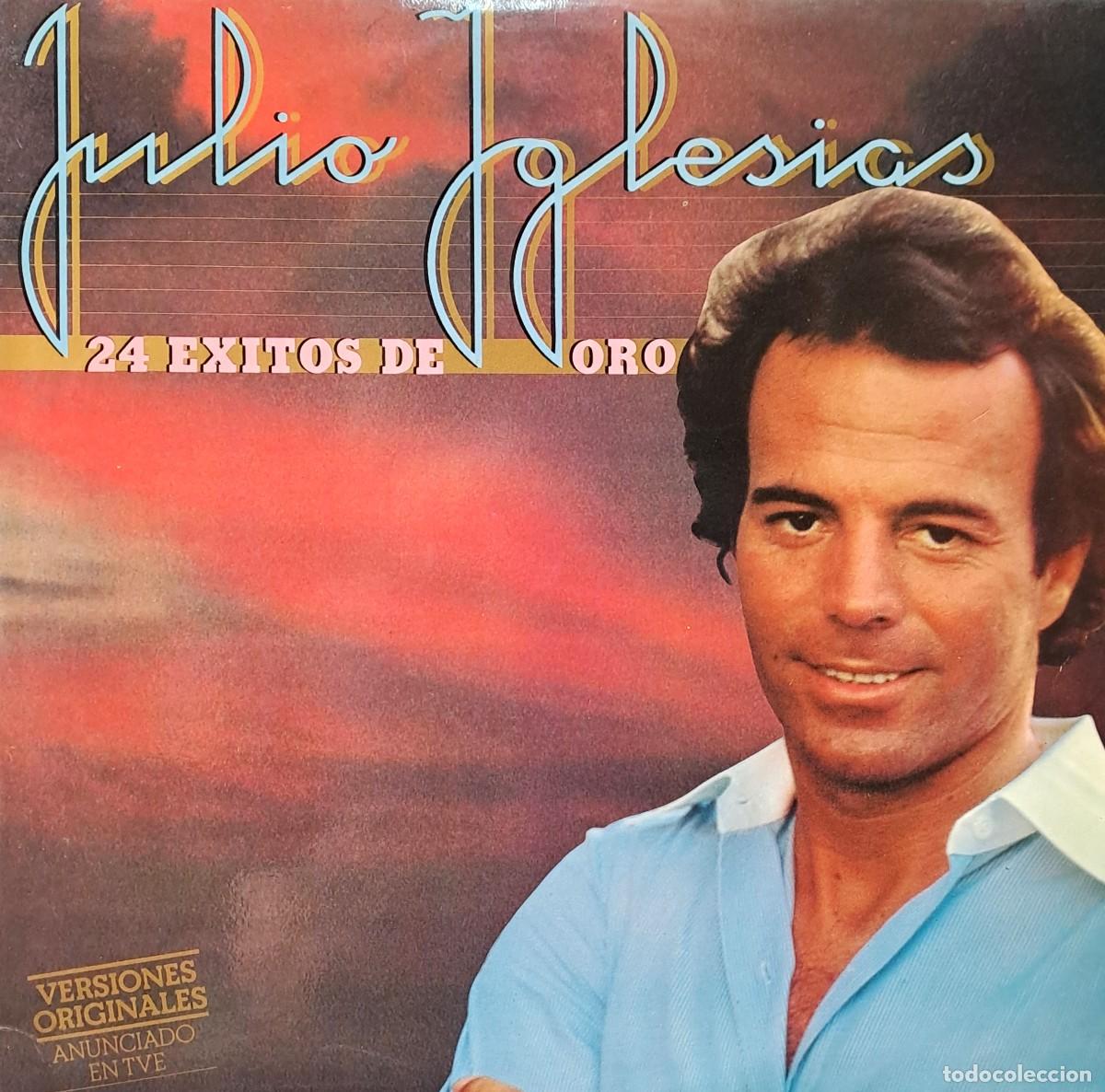 Discos de vinilo: LPs JULIO IGLESIAS, 24 EXITOS DE ORO. GWENDOLYNE, ABRAZAME..... DOS DISCOS. LP-SESP-538