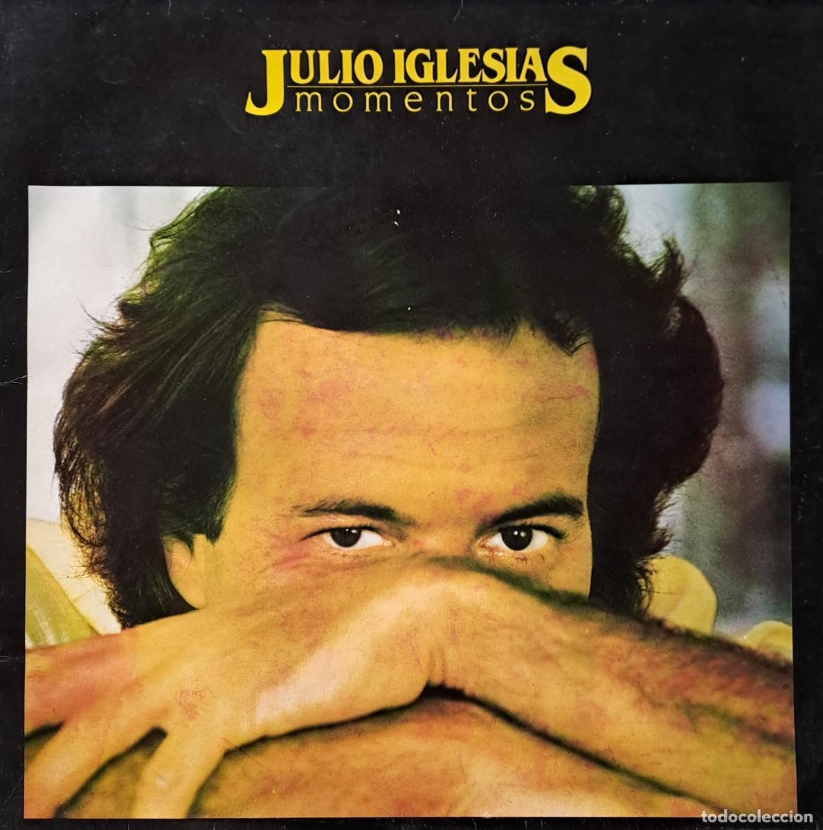 Discos de vinilo: LPs JULIO IGLESIAS, MOMENTOS. NATHALIE, QUIJOTE, NO ME VUELVO A ENAMORAR..... LP-SESP-541