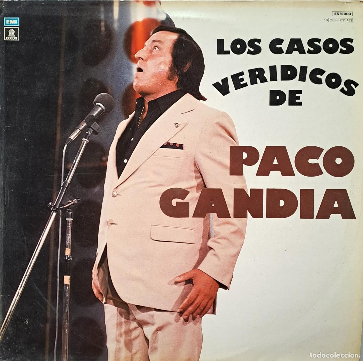 Discos de vinilo: LPs LOS CASOS VERIDICOS DE PACO GANDIA. NO TIENE GUASA, LAS LIBELULAS..... LP-SESP-545