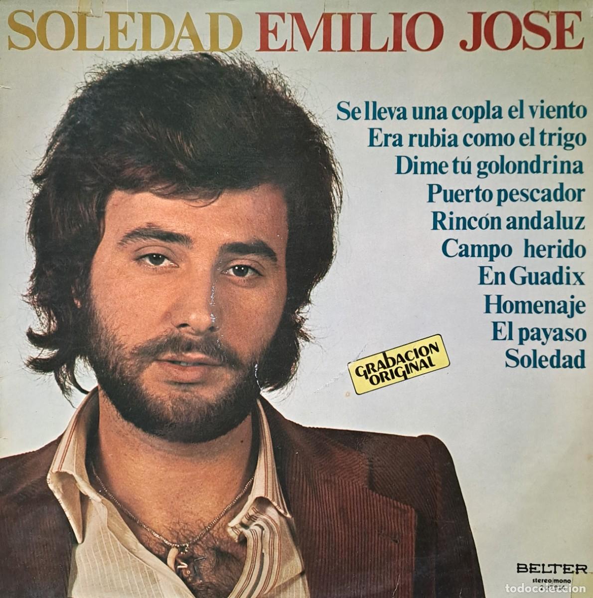Discos de vinilo: LPs EMILIO JOSE. SOLEDAD, SE LLEVA UNA COPLA EL VIENTO, EL PAYASO..... LP-SESP-548