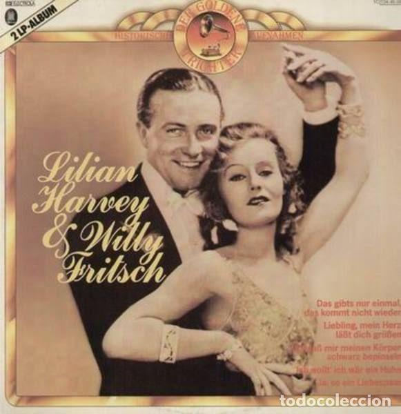 Discos de vinilo: Lilian Harvey, Willy Fritsch &ndash; Lilian Harvey & Willy Fritsch - 2 x Vinilo,LP, Compilation, Gatefold