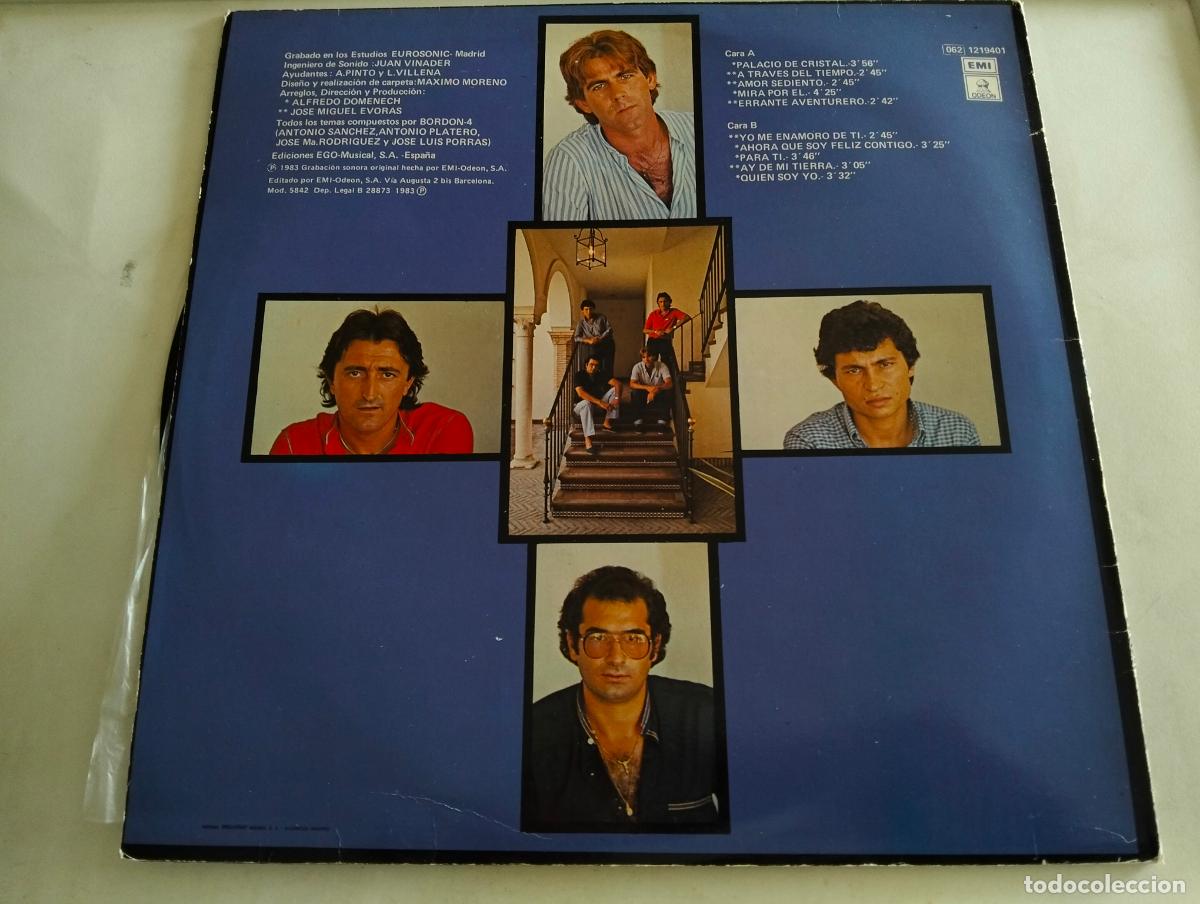 Discos de vinilo: BORDON 4, DISCO LP PALACIO DE CRISTAL, EDITADO EMI-ODEON, A&Ntilde;O 1983 - Foto 2
