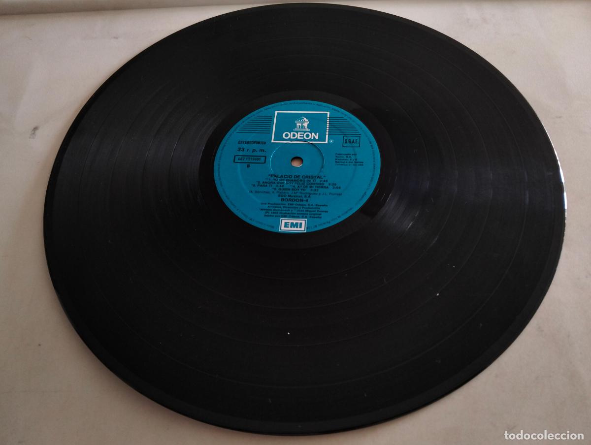 Discos de vinilo: BORDON 4, DISCO LP PALACIO DE CRISTAL, EDITADO EMI-ODEON, A&Ntilde;O 1983 - Foto 5