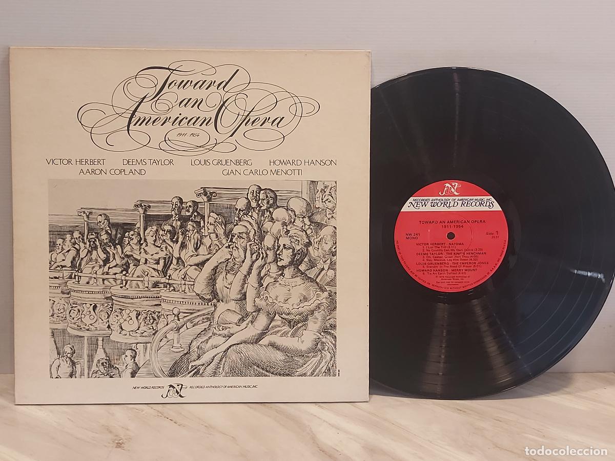 Discos de vinilo: RARO LP &Oacute;PERA AMERICANA 1911-1954 &ndash; NEW WORLD RECORDS 1978 &ndash; NW 241 &ndash; EXCELENTE****