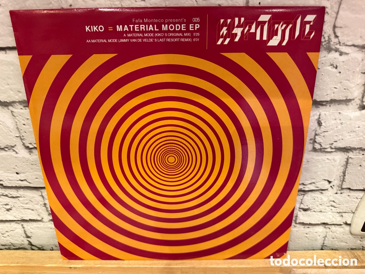 Discos de vinilo: Fafa Monteco Presents Kiko &lrm;&ndash; Material Mode EP. Vinilo 2001 tech house