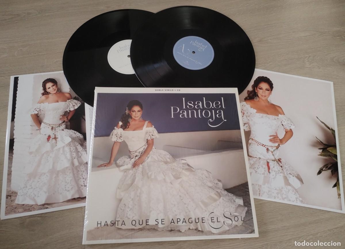 Discos de vinilo: ISABEL PANTOJA - HASTA QUE SE APAGUE EL SOL ..2 LP&acute;S .VINILO GATEFOLD CON ENCARTES 2016 - COLECCION