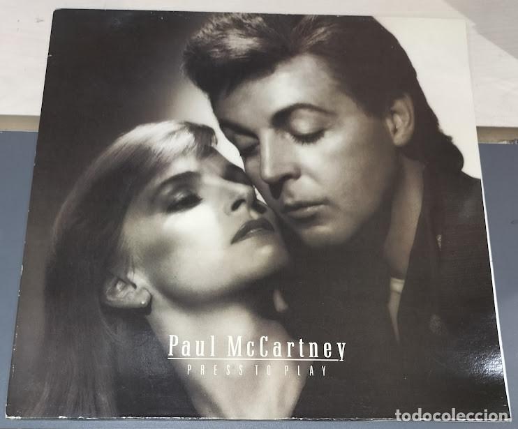 Discos de vinilo: Paul McCartney - Press To Play - LP MPL ref. 074 24 0598 1. Ed. espa&ntilde;ola 1986.