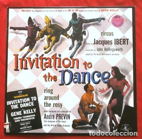 Discos de vinilo: INVITACION A LA DANZA (LP. 1956) Banda Sonora Invitation to the Dance - Musical - Gene Kelly -Ibert