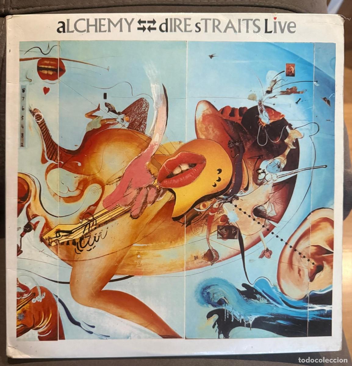 Discos de vinilo: Dire Straits &ndash; Alchemy - Dire Straits Live. Disco vinilo. Edic. Spain. 1984. VG/Vg