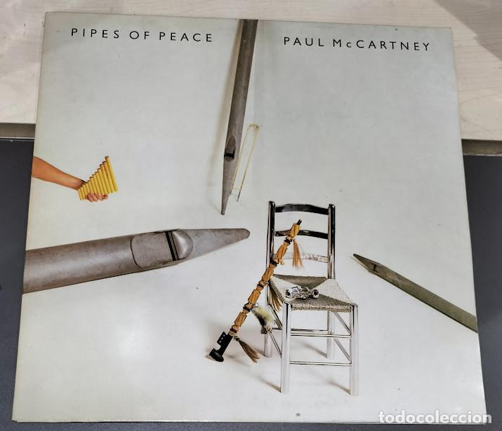 Discos de vinilo: Paul McCartney - Pipes Of Peace - LP MPL ref. 072 1652301. Ed. espa&ntilde;ola 1983.