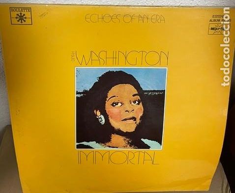 Discos de vinilo: DOBLE LP - ECHOES OF AN ERA - IMMORTAL - DINAH WASHINGTON - MARFER - A&Ntilde;O 1977