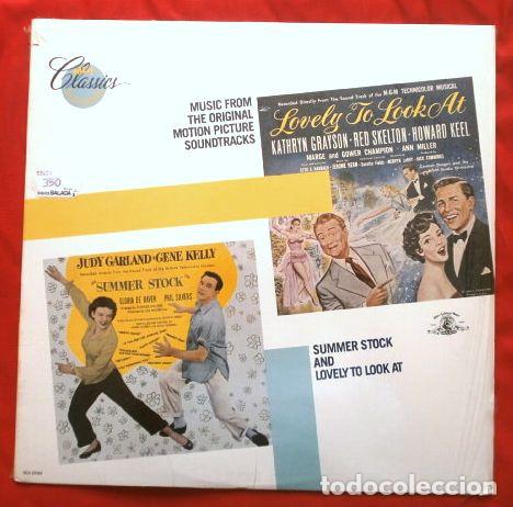 Discos de vinilo: SUMMER STOCK - Lovely to Look at (LP. BSO 1950-52) Banda Sonora films - Judy Garland - Gene Kelly