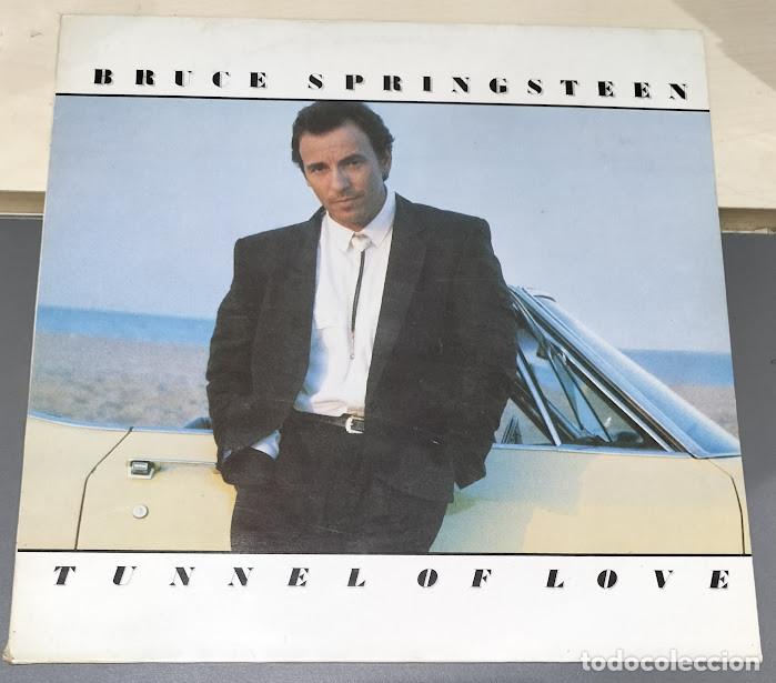 Discos de vinilo: Bruce Springsteen - Tunnel Of Love - LP CBS ref. 460270 1. Ed. espa&ntilde;ola 1987.