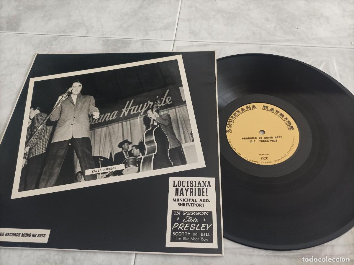 Discos de vinilo: Elvis Presley lp Lousiana Hayride