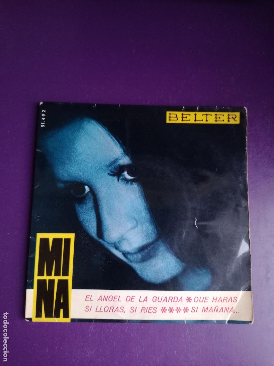 Discos de vinilo: Mina - El Angel De La Guarda +3 - ep belter 1965 - ITALIA POP - POCO USO