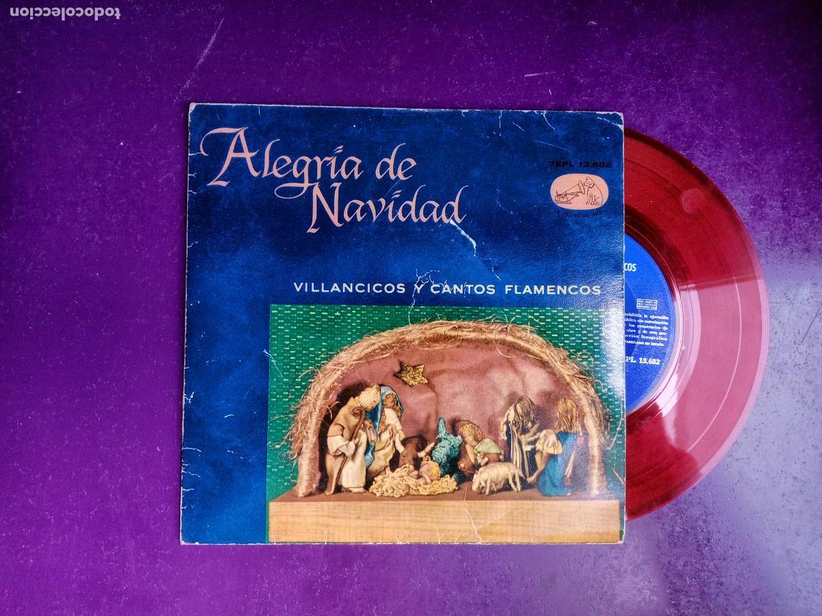 Discos de vinilo: ALEGRIA DE NAVIDAD - VILLANCICOS FLAMENCOS EP EMI 1971 - CHANO LOBATO, CANALEJAS, MIGUEL D LOS REYES