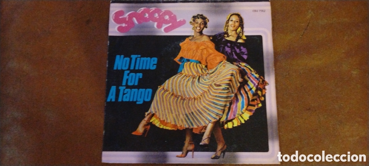 Discos de vinilo: SNOOPY-NO TIME FOR A TANGO-SINGLE-CBS/SPAIN-KSA - Foto 1