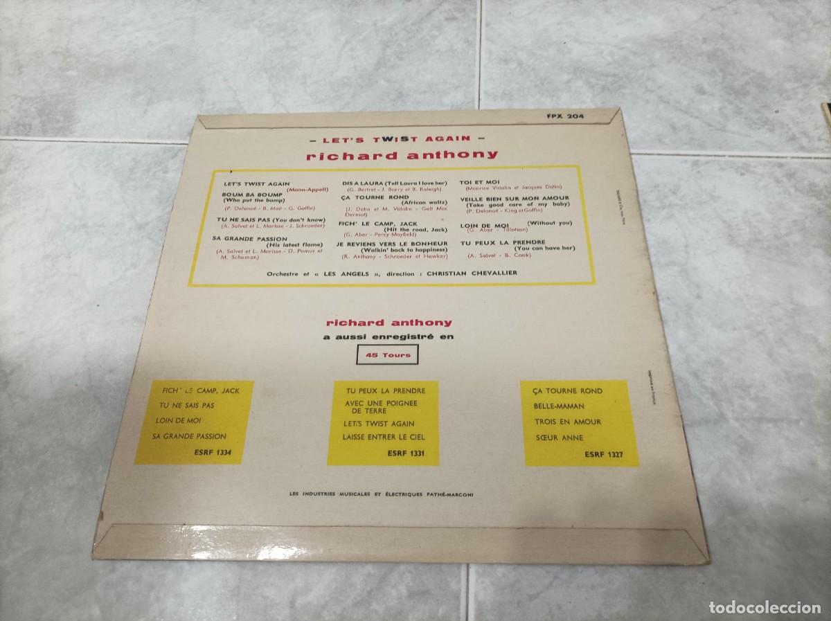 Discos de vinilo: Richard Anthony lp original rock and roll - Foto 2