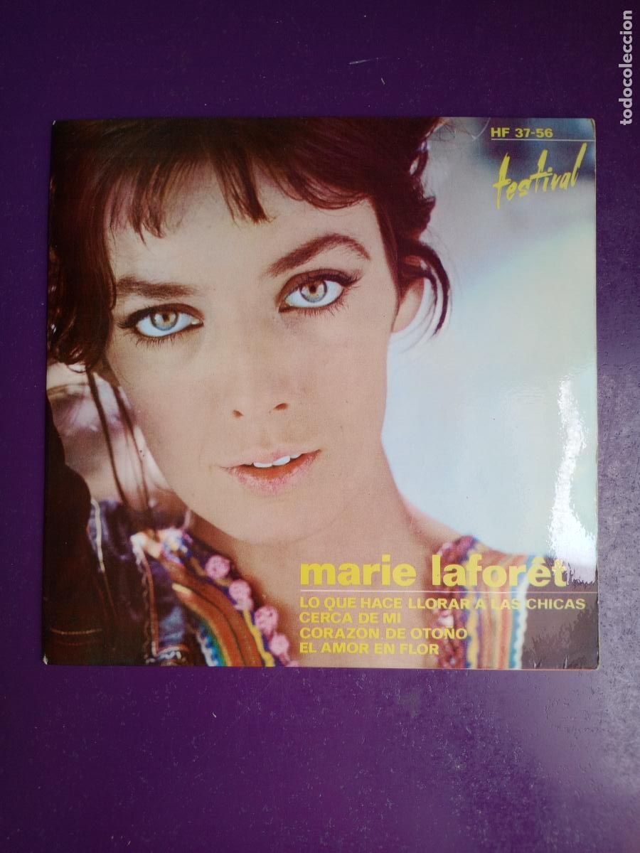 Discos de vinilo: Marie Lafor&ecirc;t &ndash; Lo Que Hace Llorar A Las Chicas +3 - EP HISPAVOX 1964 - FRANCIA POP 60'S