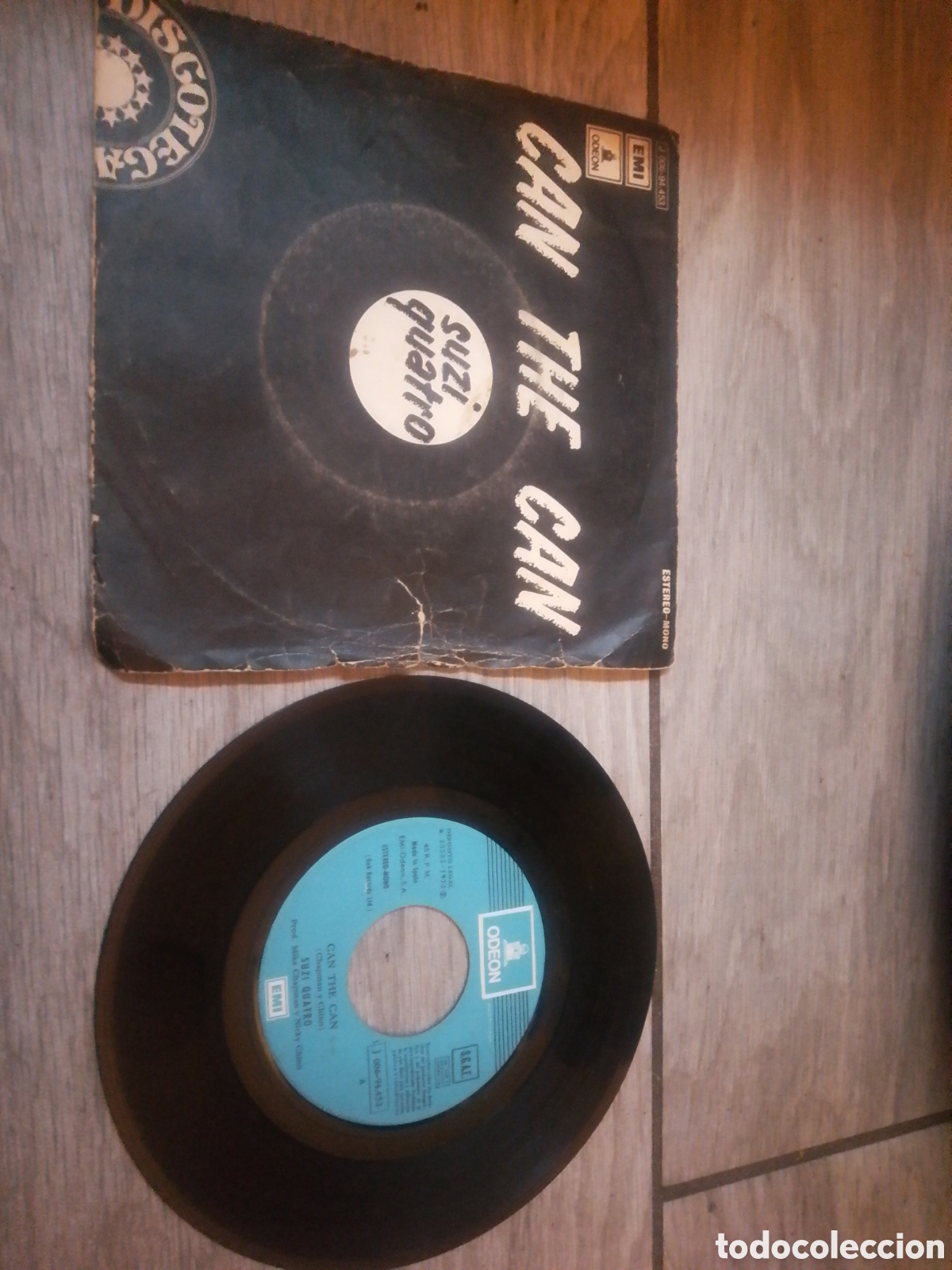 Discos de vinilo: SUZI QUATRO - CAN THE CAN - SINGLE - SINGLE - SPAIN - ODE&Oacute;N - CC -