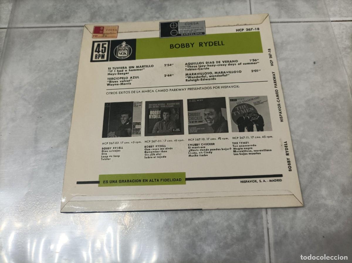 Discos de vinilo: Bobby Rydell ep espa&ntilde;ol - Foto 2