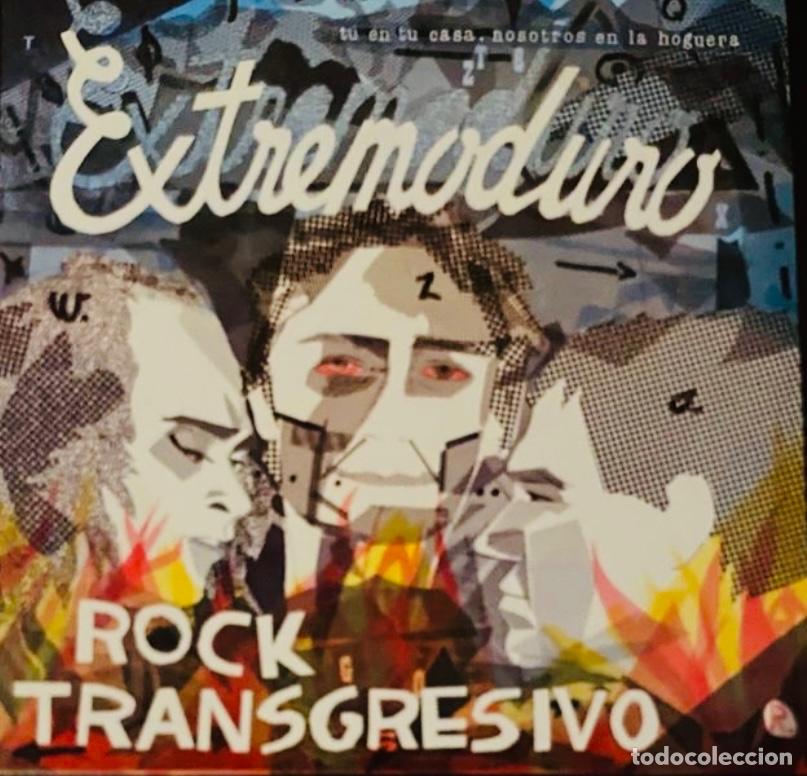 Vinyl records: EXTREMODURO.- Vinilo &ldquo;T&uacute; en tu casa nosotros en la hoguera&rdquo; + Hoja Promocional + Fanzine + Regalo