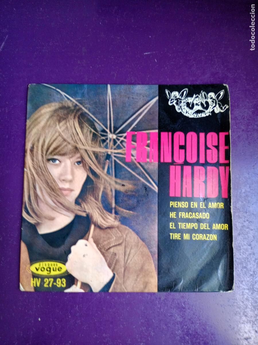 Discos de vinilo: FRANCOISE HARDY - EP HISPAVOX 1963 - Pienso En El Amor +3 - FRANCIA POP