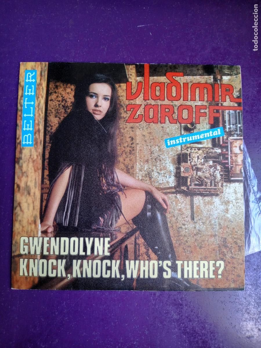 Discos de vinilo: Orquesta Vladimir Zaroff &ndash; Gwendolyne / Knock, Knock, Who's There? - Sg BELTER 1970, LOUNGE JAZZ POP