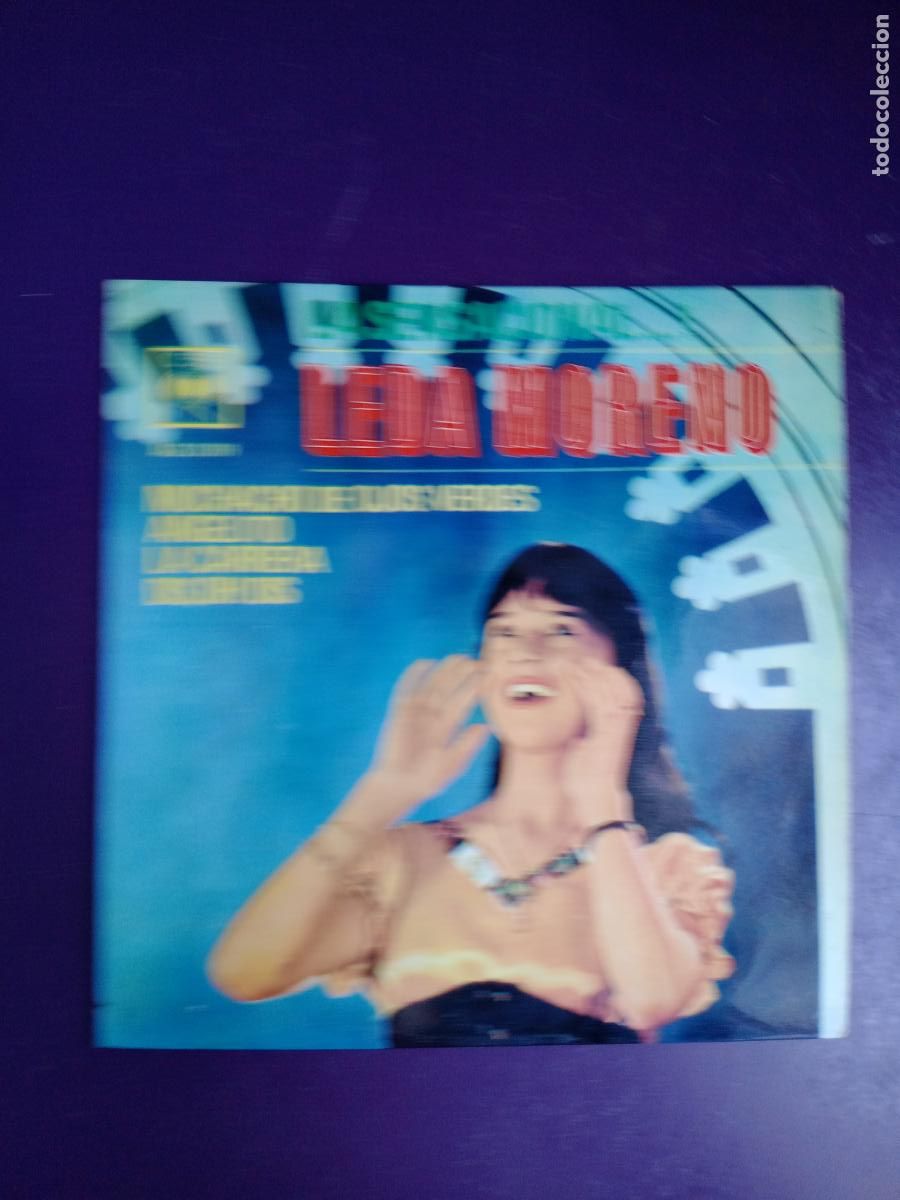 Discos de vinilo: Leda Moreno &lrm;&ndash; La Sensacional - muchacho de ojos verdes +3 - EP CBS 1963 - MEXICO POP ROCK 60'S