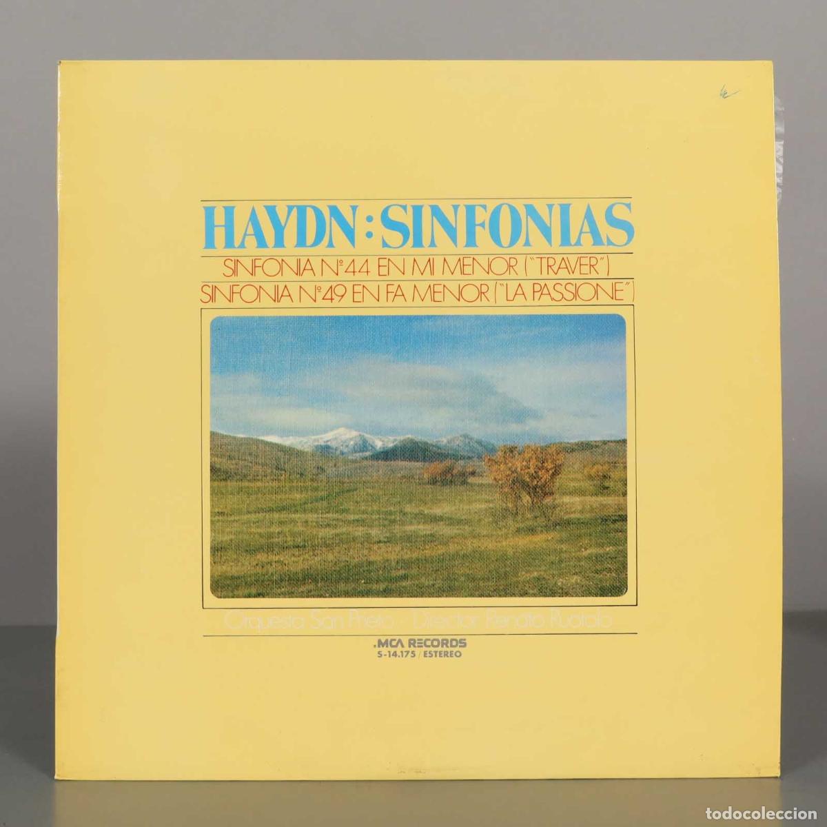 Discos de vinilo: LP. Sinfon&iacute;a N&ordm; 44 En Mi Menor F&uacute;nebre / Sinfon&iacute;a N&ordm; 49 En Fa Menor La Pasi&oacute;n - Haydn - RUOTOLO